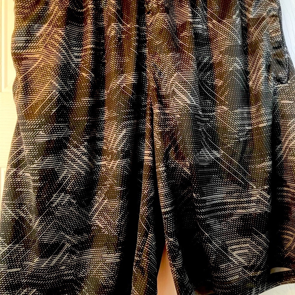 Champion Black and White Athletic Shorts